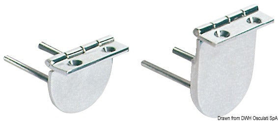 Hinge AISI316 72x65 mm - foto originale Osculati Srl