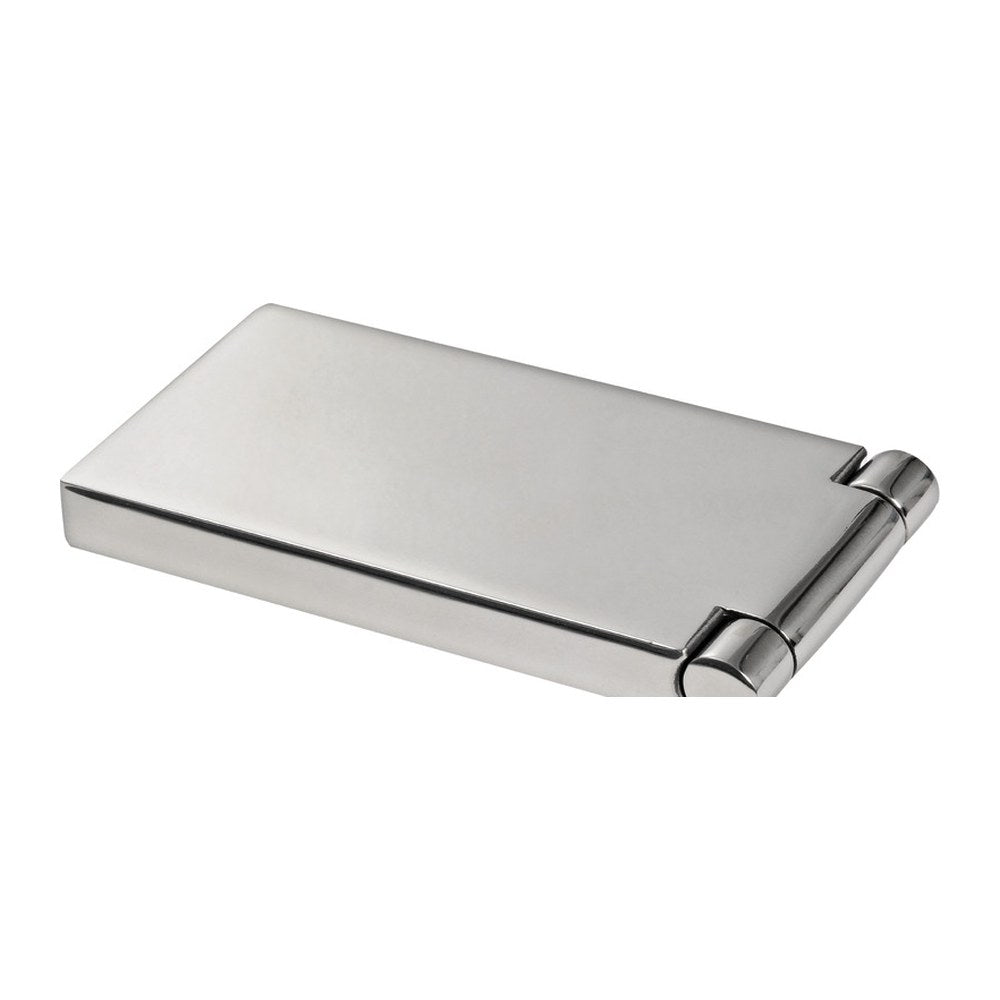 Built-in hinge mirror-polished AISI316 100x50 mm - foto originale Osculati Srl