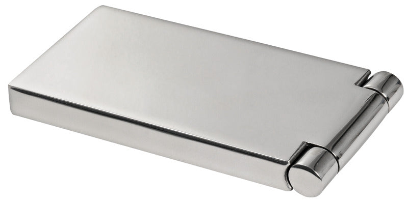 Built-in hinge mirror-polished AISI316 100x50 mm - foto originale Osculati Srl