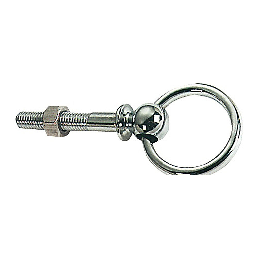 Swivel ring w/pin chromed brass 50 mm - foto originale Osculati Srl