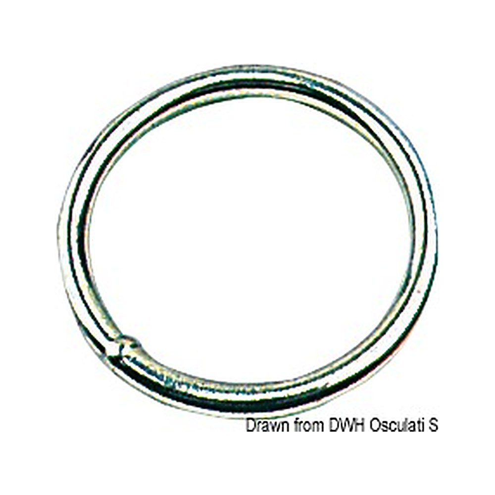 Round ring 6x50 mm (pack of 10) - foto originale Osculati Srl