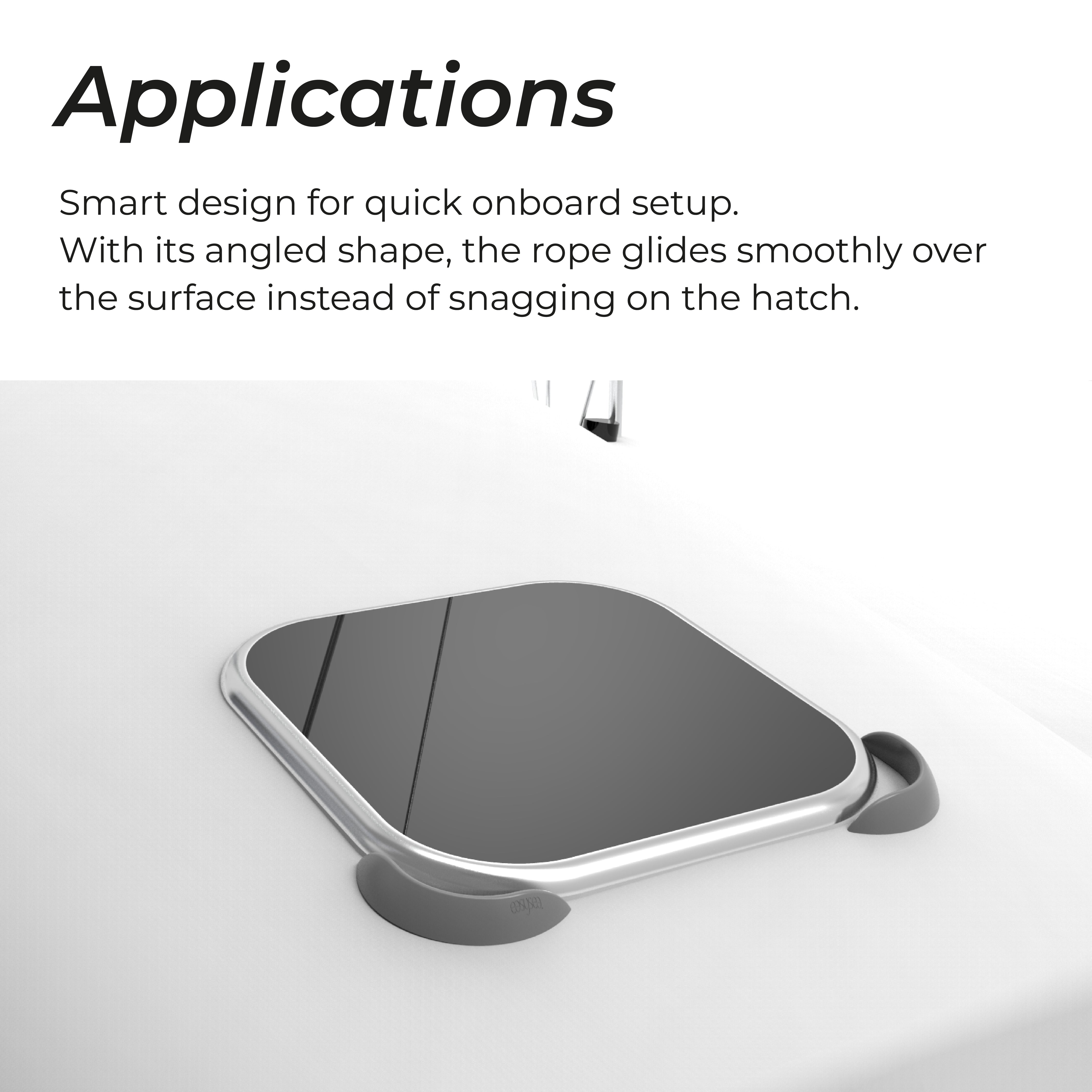 Rope Deflector – Porthole Fairlead Protection System — installed onboard