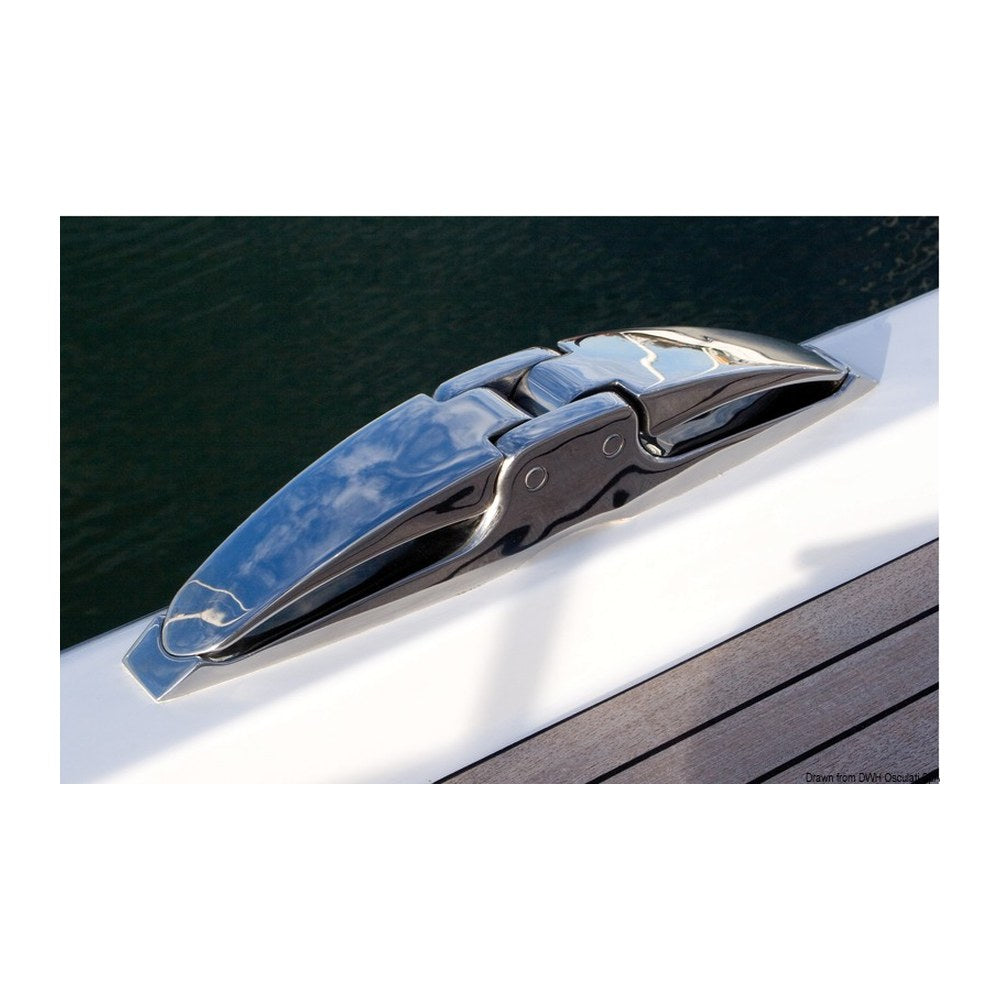 WING pop-up cleat AISI316 280x44 mm - foto originale Osculati Srl