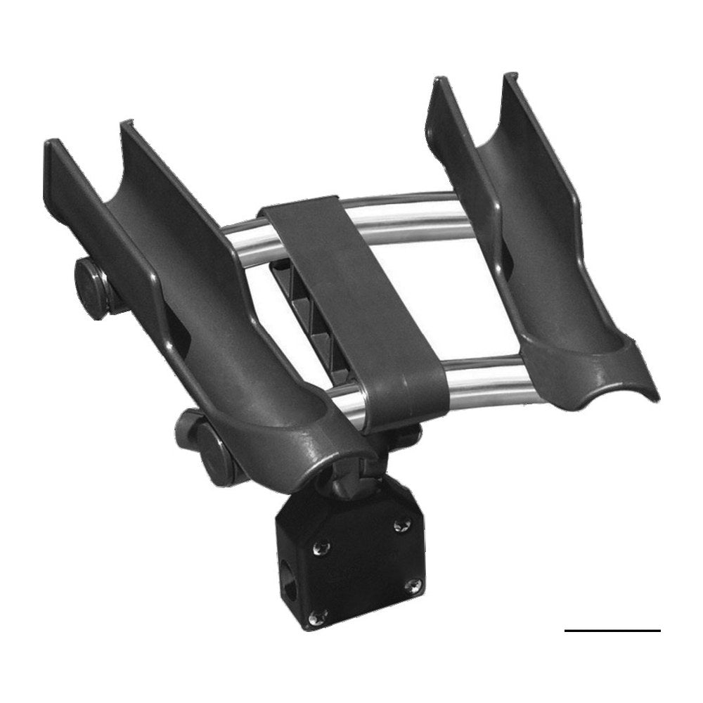 Oceansouth Quicklift rod holder Nr. 2 rods f. 25 mm rail - foto originale Osculati Srl