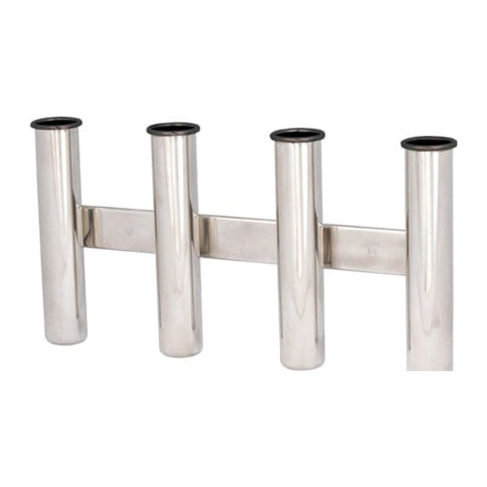 Oceansouth Wall mounting rod holder AISI 316 Nr. 4 rods - foto originale Osculati Srl