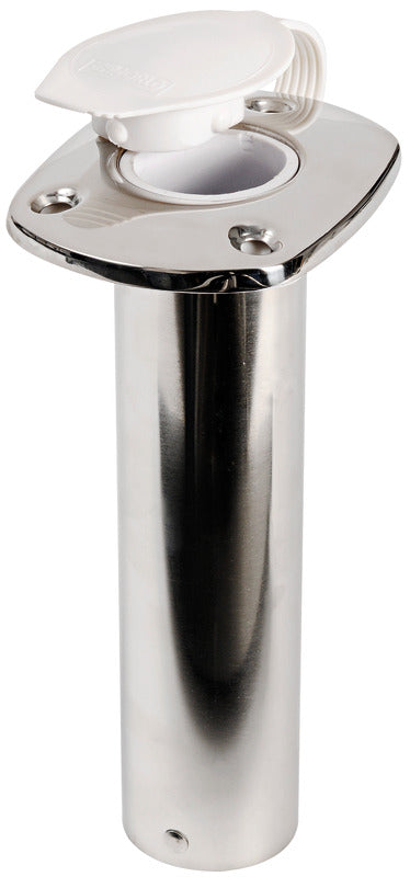 SS vertical flush-mounting rod holder 42 mm - foto originale Osculati Srl