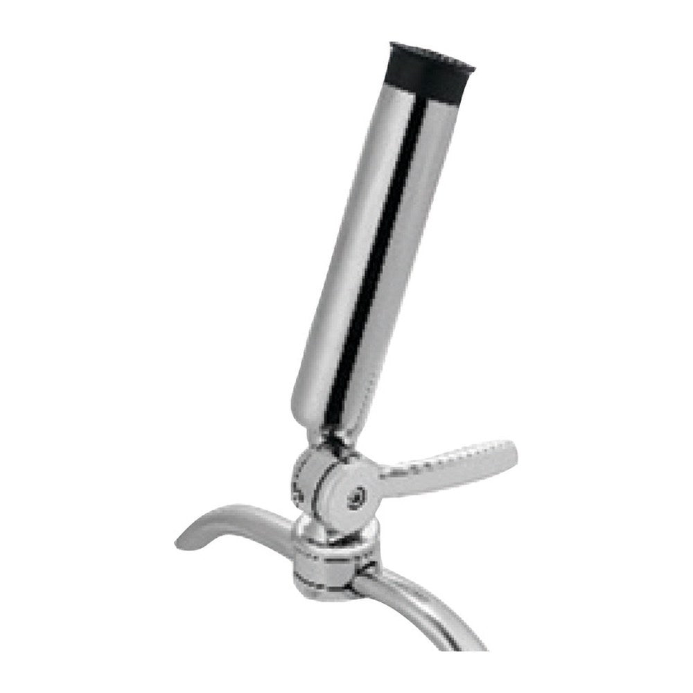 Adjustable rod holder in AISI 316 stainless steel for tube mounting - foto originale Osculati Srl