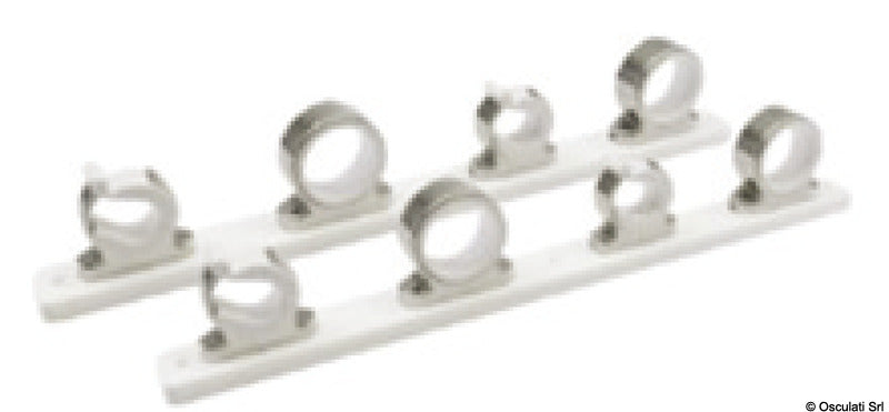 Aluminum fishing rod holder (for 4 rods) - foto originale Osculati Srl