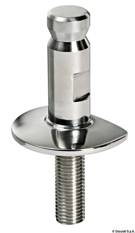 Stanchion base AISI316 60 x 45 mm - foto originale Osculati Srl
