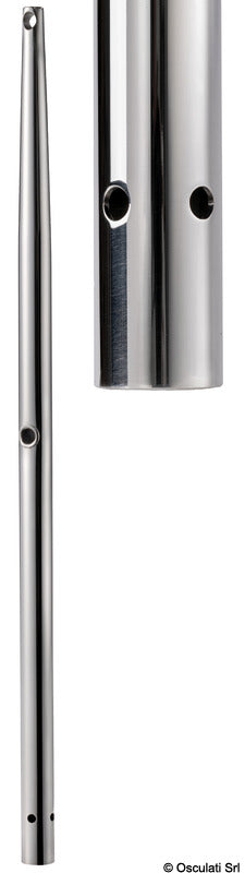 Stanchion for female base AISI316 710 mm - foto originale Osculati Srl