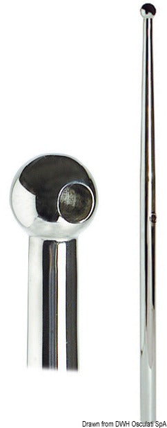 Stanchion for female base AISI316 450 mm - foto originale Osculati Srl