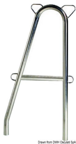 Double stanchion w/stud - foto originale Osculati Srl