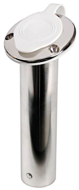 Rod holder 75° AISI 316 w/white cap - foto originale Osculati Srl