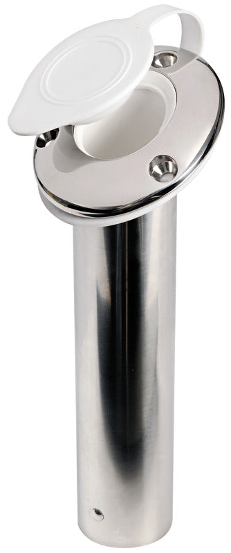 Rod holder 60° AISI 316 w/white cap - foto originale Osculati Srl