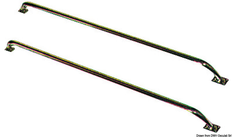SS handrail 100x18 cm - foto originale Osculati Srl