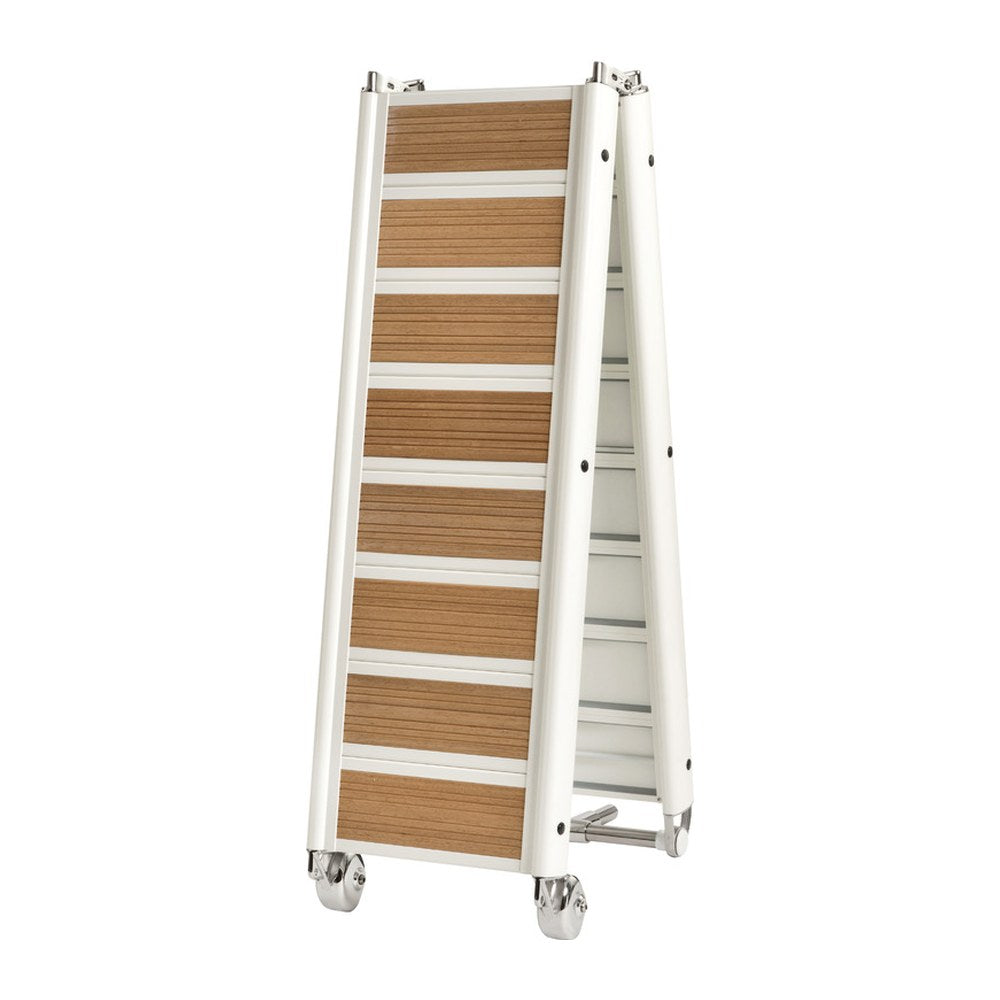 Foldable gangway lacquered white 260 cm - foto originale Osculati Srl