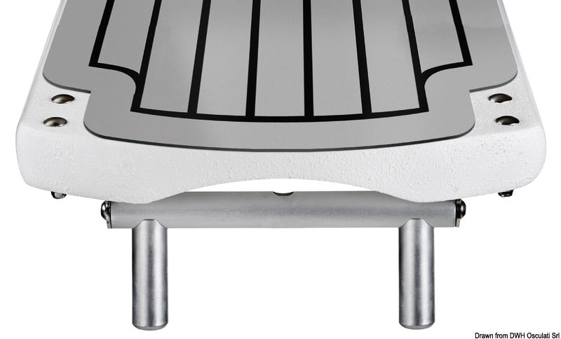 Polybridge II folding carbon gangplank w/grey EVA - foto originale Osculati Srl