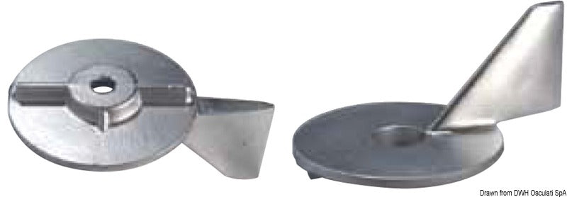 Tecnoseal Anode leg for 50/75 HP outboard engines - foto originale Osculati Srl