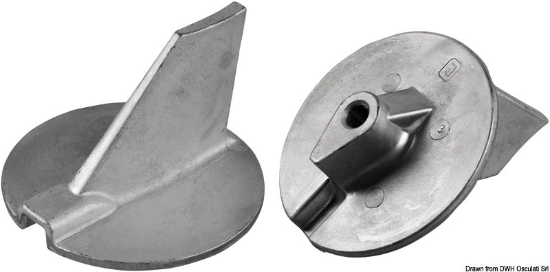 Tecnoseal Zinc fin anode 90/200 HP - foto originale Osculati Srl