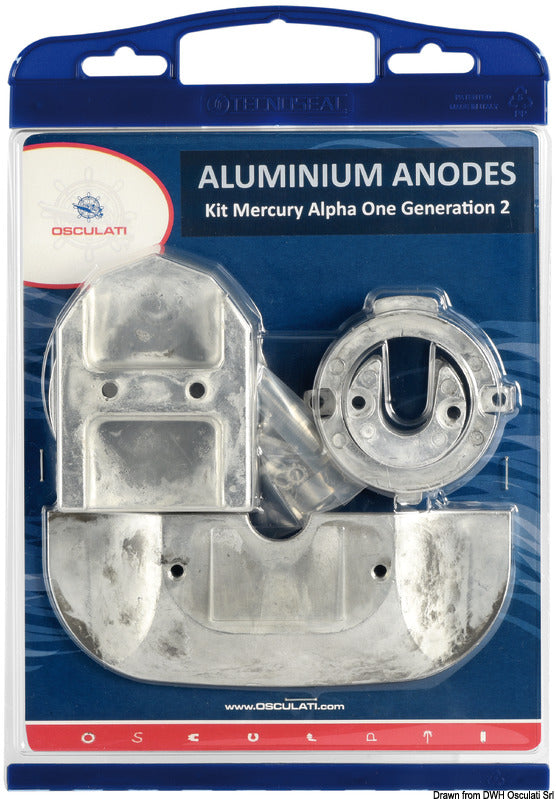 Osculati by Tecnoseal Anode kit Alpha I magnesium - foto originale Osculati Srl