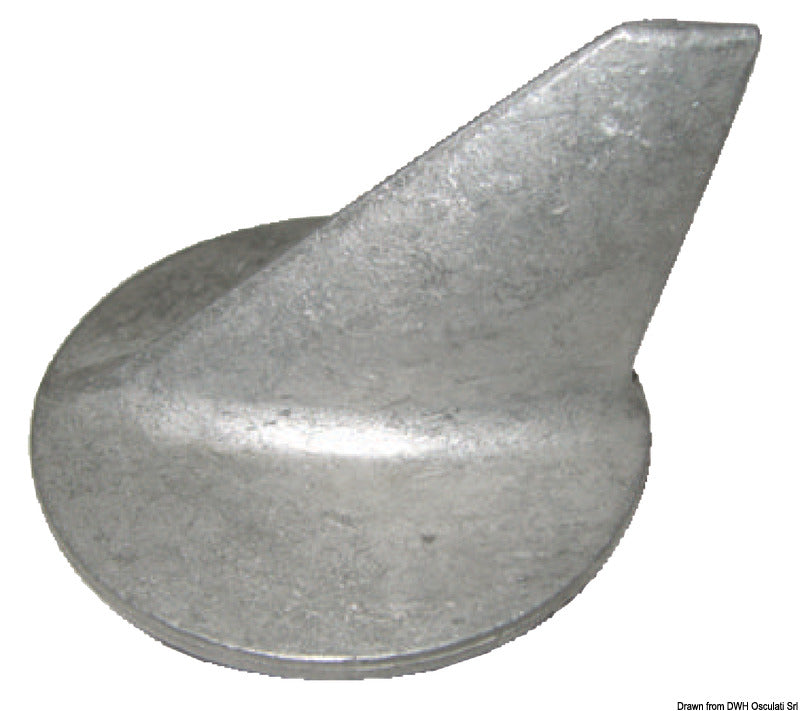 Tecnoseal Short finn anode for Mercury 40-225 HP magnesium - foto originale Osculati Srl