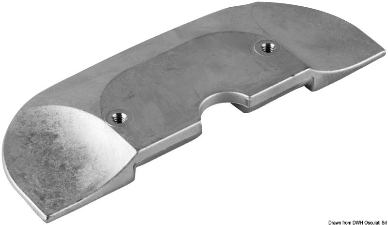 Tecnoseal Plate aluminium anode for Alpha One in/outboards - foto originale Osculati Srl