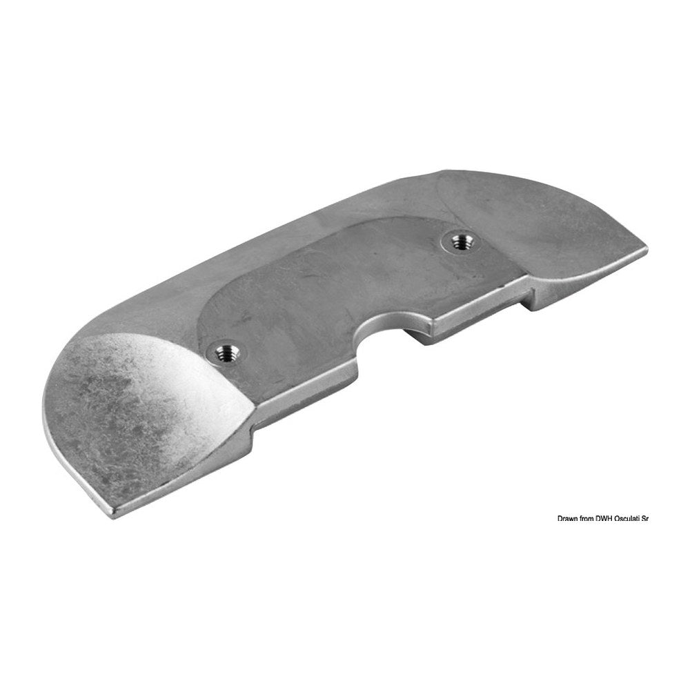 Tecnoseal Plate aluminium anode for Alpha One in/outboards - foto originale Osculati Srl