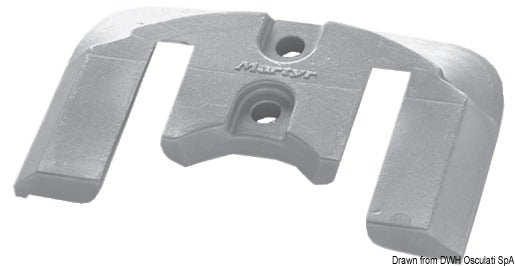 Tecnoseal Aluminium plate anode for Bravo - foto originale Osculati Srl