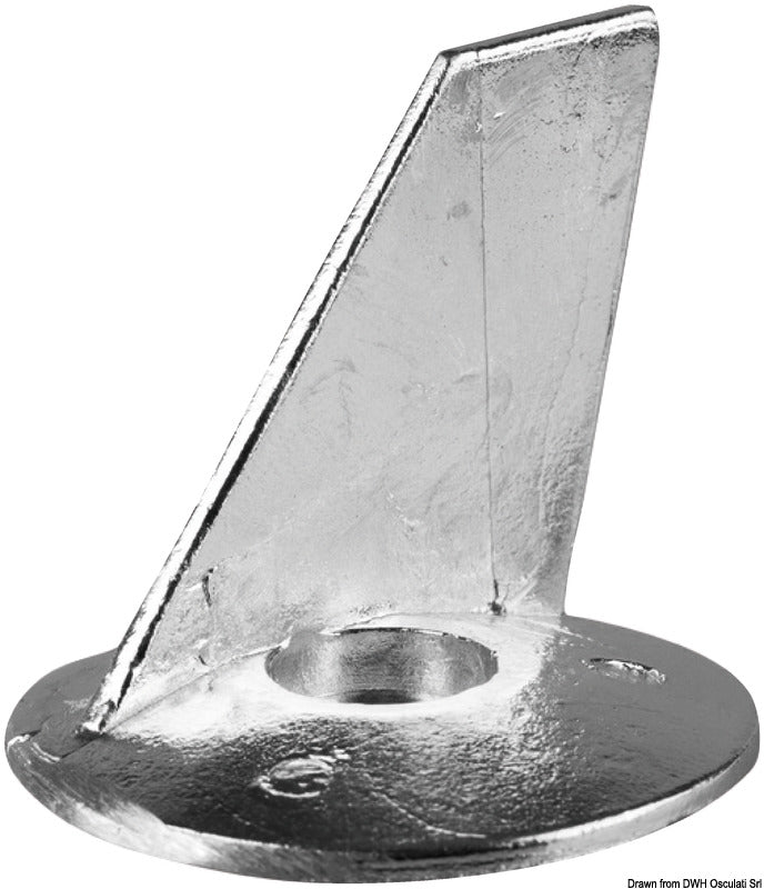 Tecnoseal Fin anode for 25/50 HP - foto originale Osculati Srl