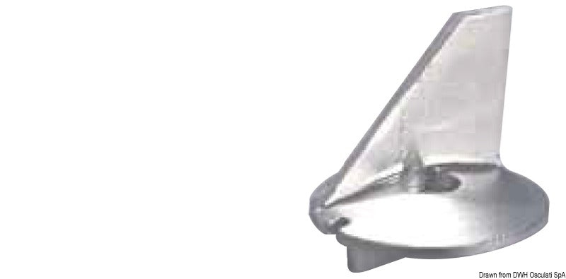 Tecnoseal Fin anode for 60/140 HP - foto originale Osculati Srl