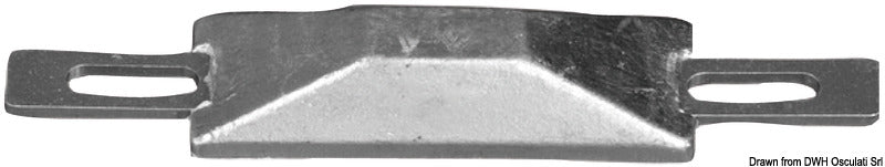 Tecnoseal Rectangular anode w/insert 95x34x17 mm - foto originale Osculati Srl