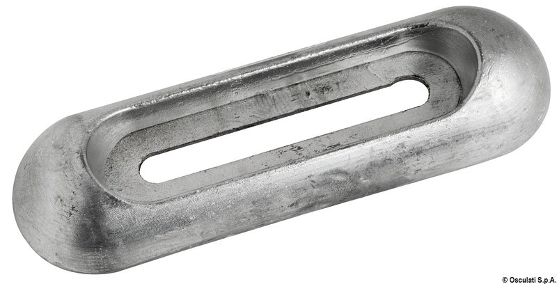 Tecnoseal Zinc anode for bolt mounting 200x65 mm - foto originale Osculati Srl