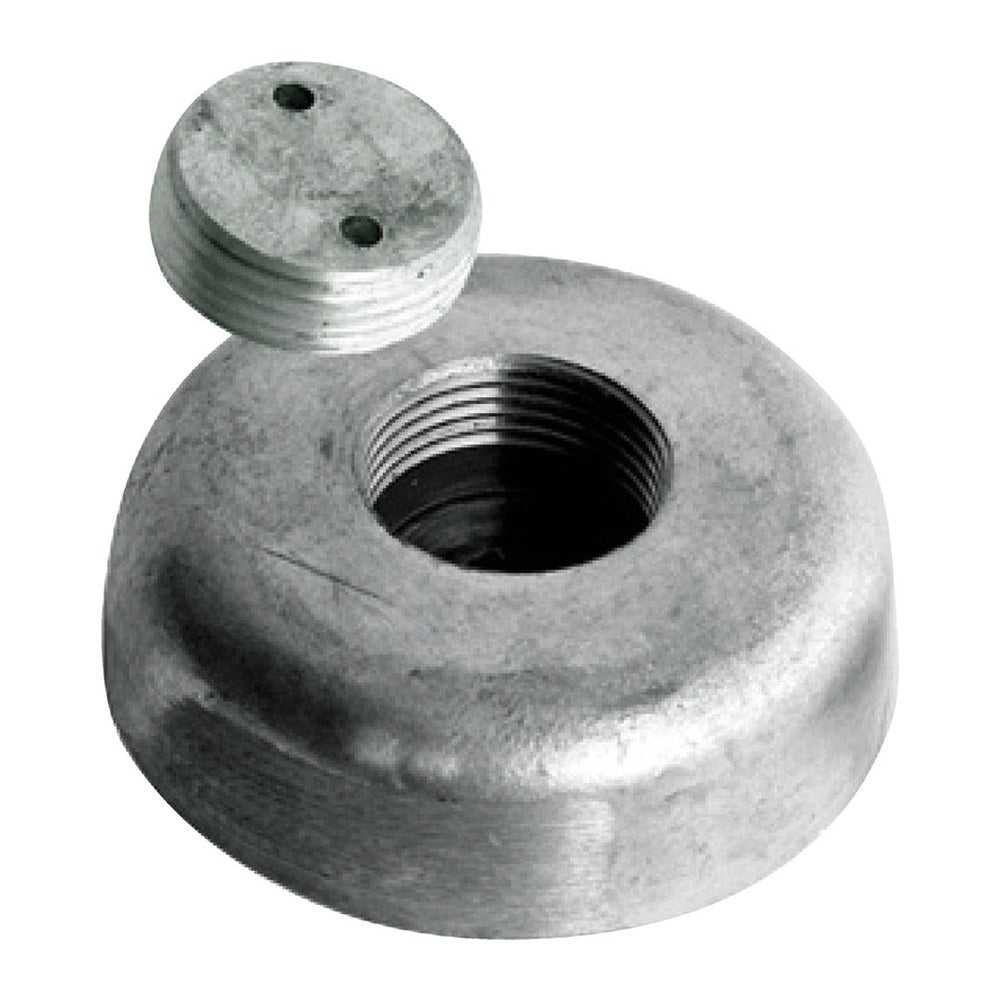 Tecnoseal Hidden mounting zinc anode Ø 120 mm - foto originale Osculati Srl