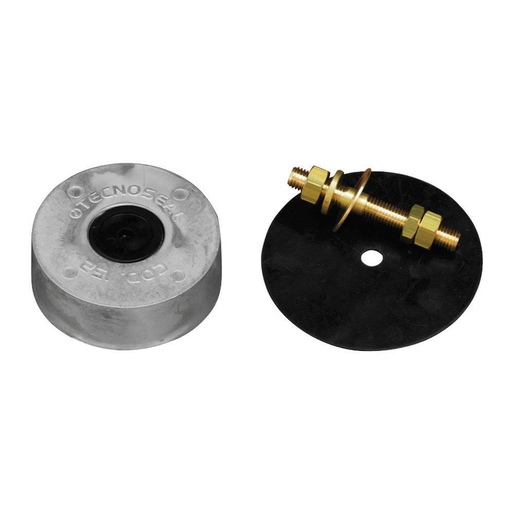 Tecnoseal Hidden mounting aluminium anode Ø 135 mm - foto originale Osculati Srl