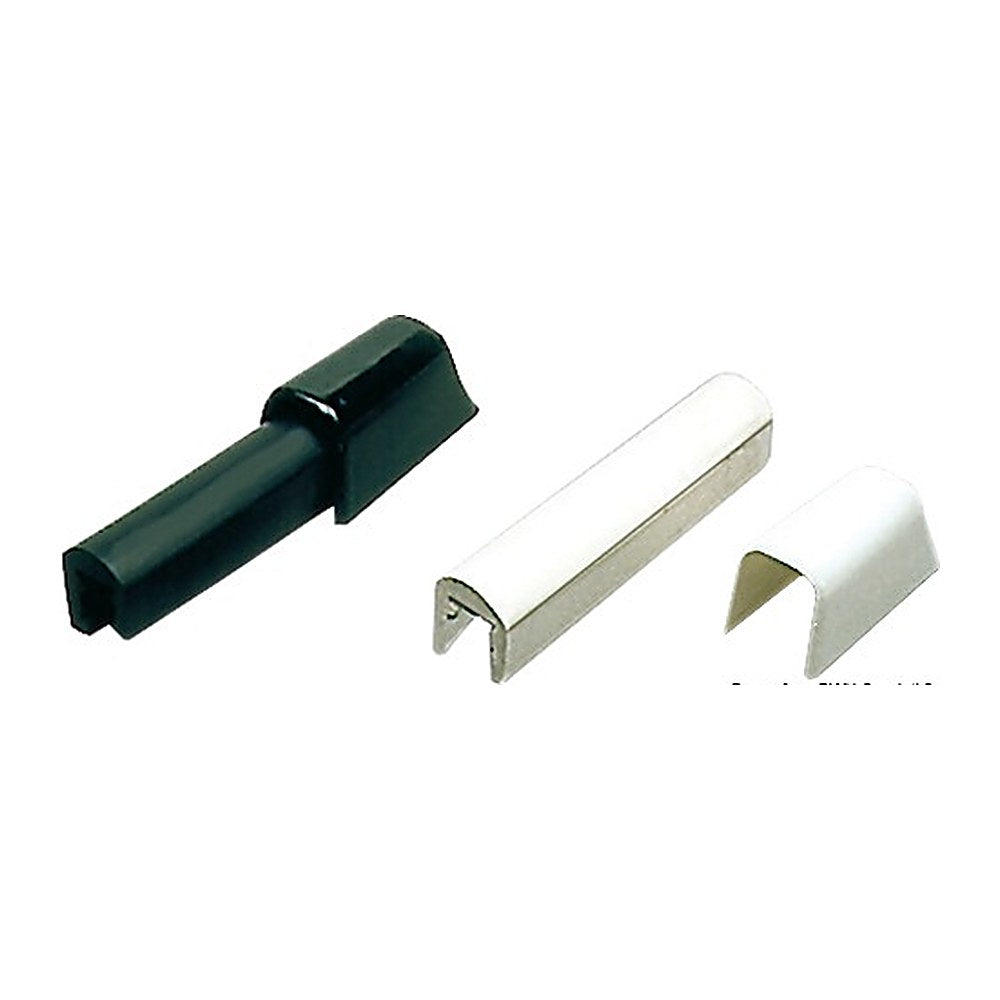 L-shaped PVC fender profile white 30x33 mm (pack of 24) - foto originale Osculati Srl