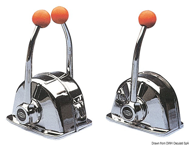 Teleflex MORSE single level MT3 Single, single engine - foto originale Osculati Srl