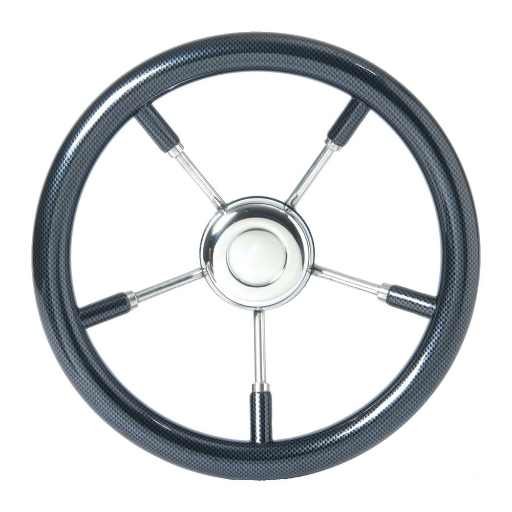 Steering wheel carbon coated 350 mm - foto originale Osculati Srl