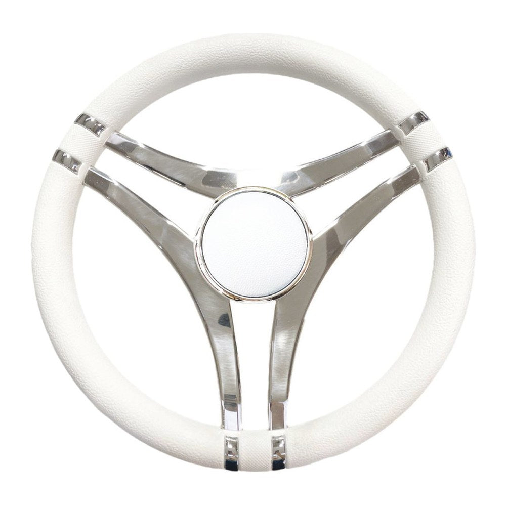 IMPACT white steering wheel SS spokes Ø 350 mm - foto originale Osculati Srl