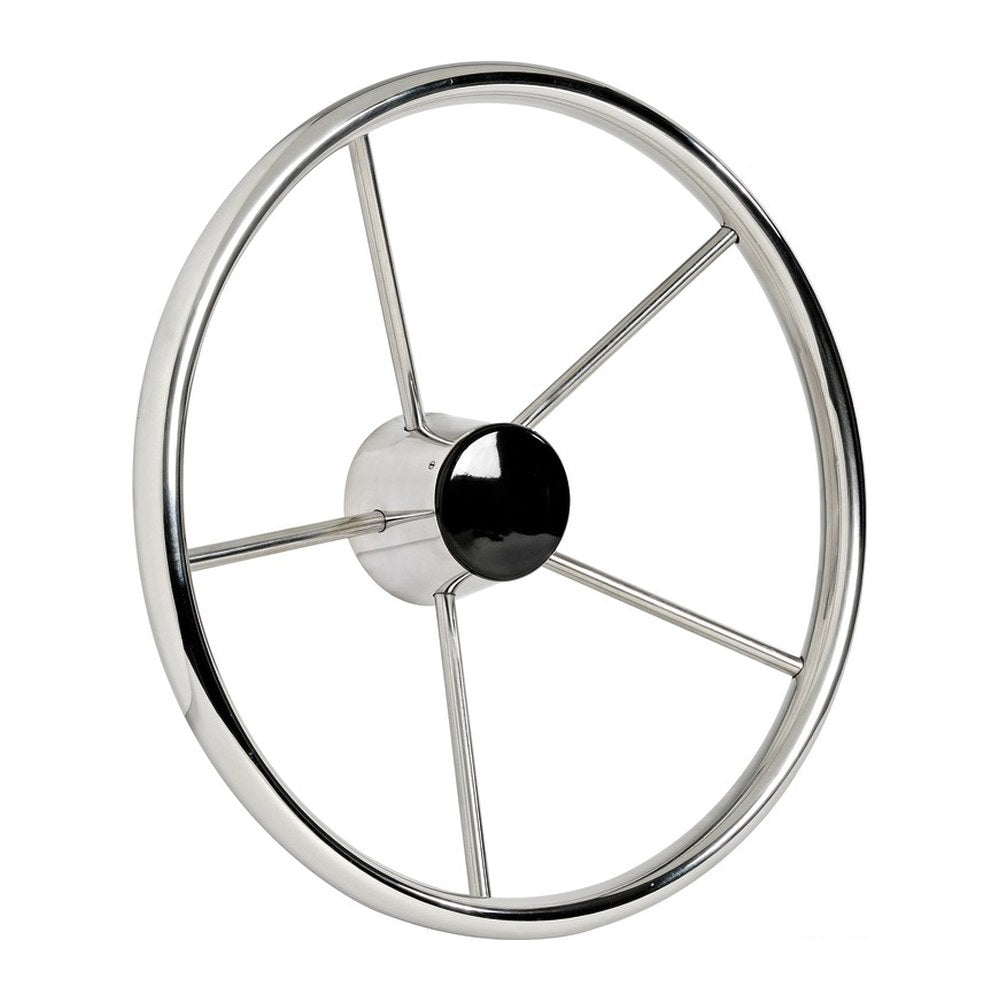 SS 5-spoke steering wheel 380 mm - foto originale Osculati Srl