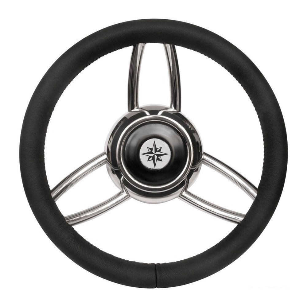 Blitz steering wheel w/soft polyurethan ring black - foto originale Osculati Srl