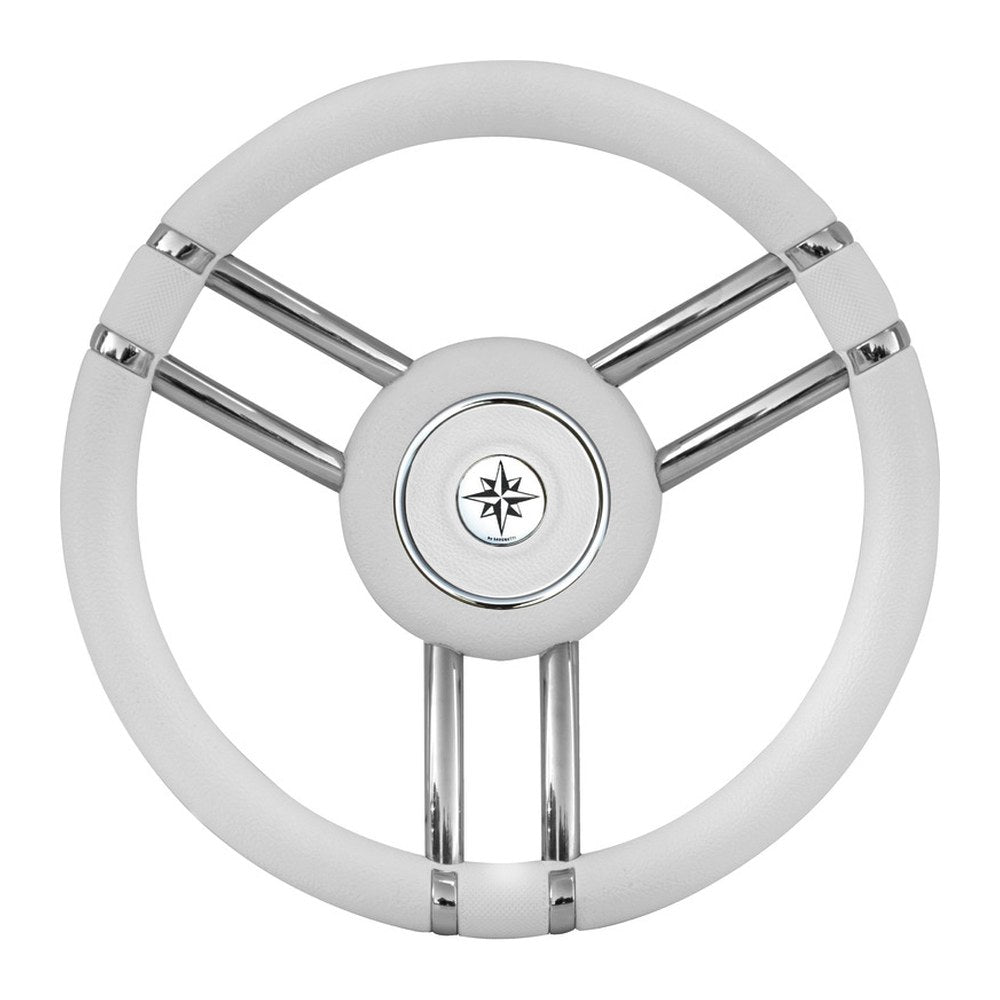 Apollo steering wheel SS+polyurethane Ø350mm white - foto originale Osculati Srl