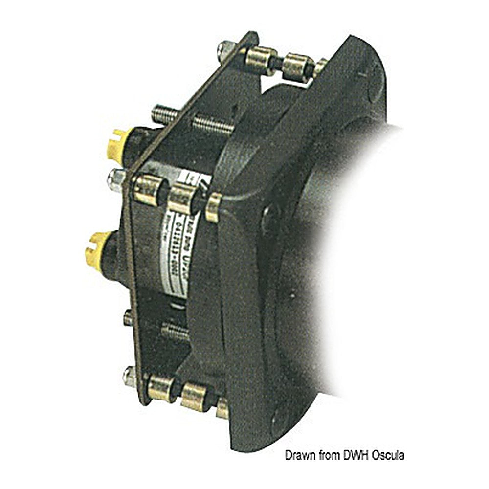Flange f.hydraulic steering gear Ultraflex square - foto originale Osculati Srl