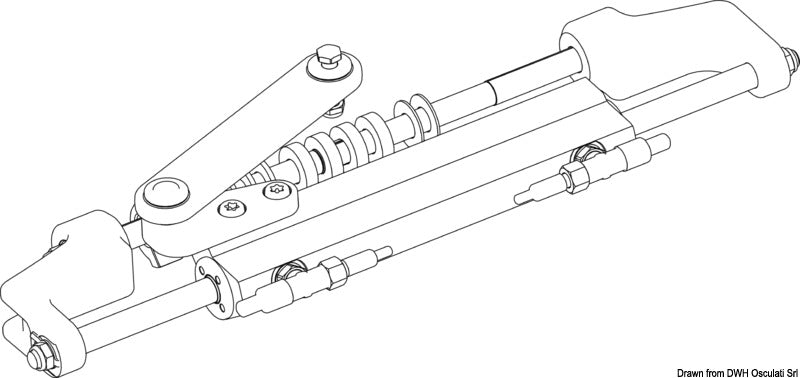 Ultraflex Hydraulic cylinder UC95-OBF/1 - foto originale Osculati Srl