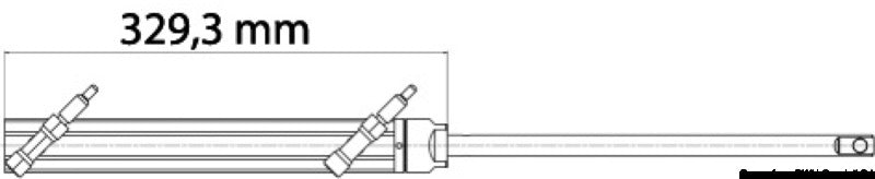 ULTRAFLEX Gotech hydr. steering side outboard - foto originale Osculati Srl