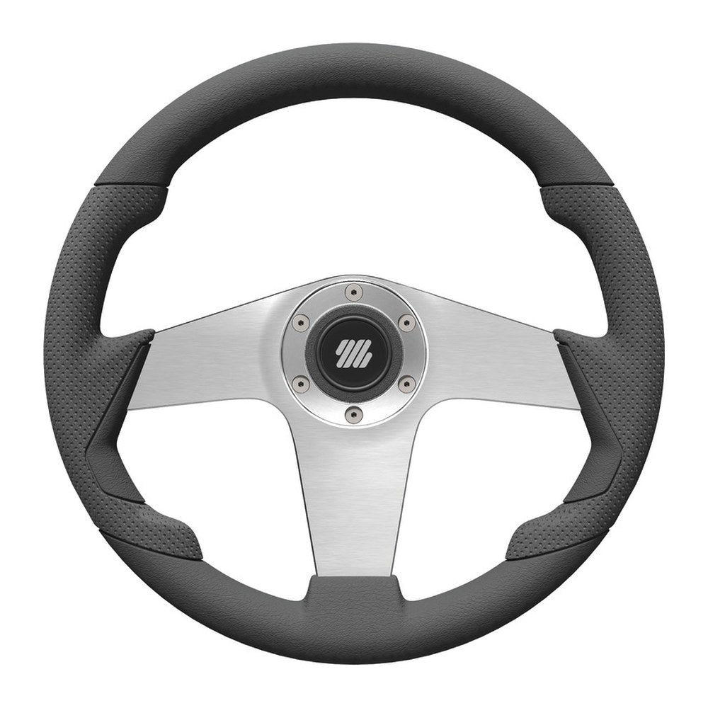 Uflex ULTRAFLEX Pianosa wheel black 350mm chrom. spokes - foto originale Osculati Srl