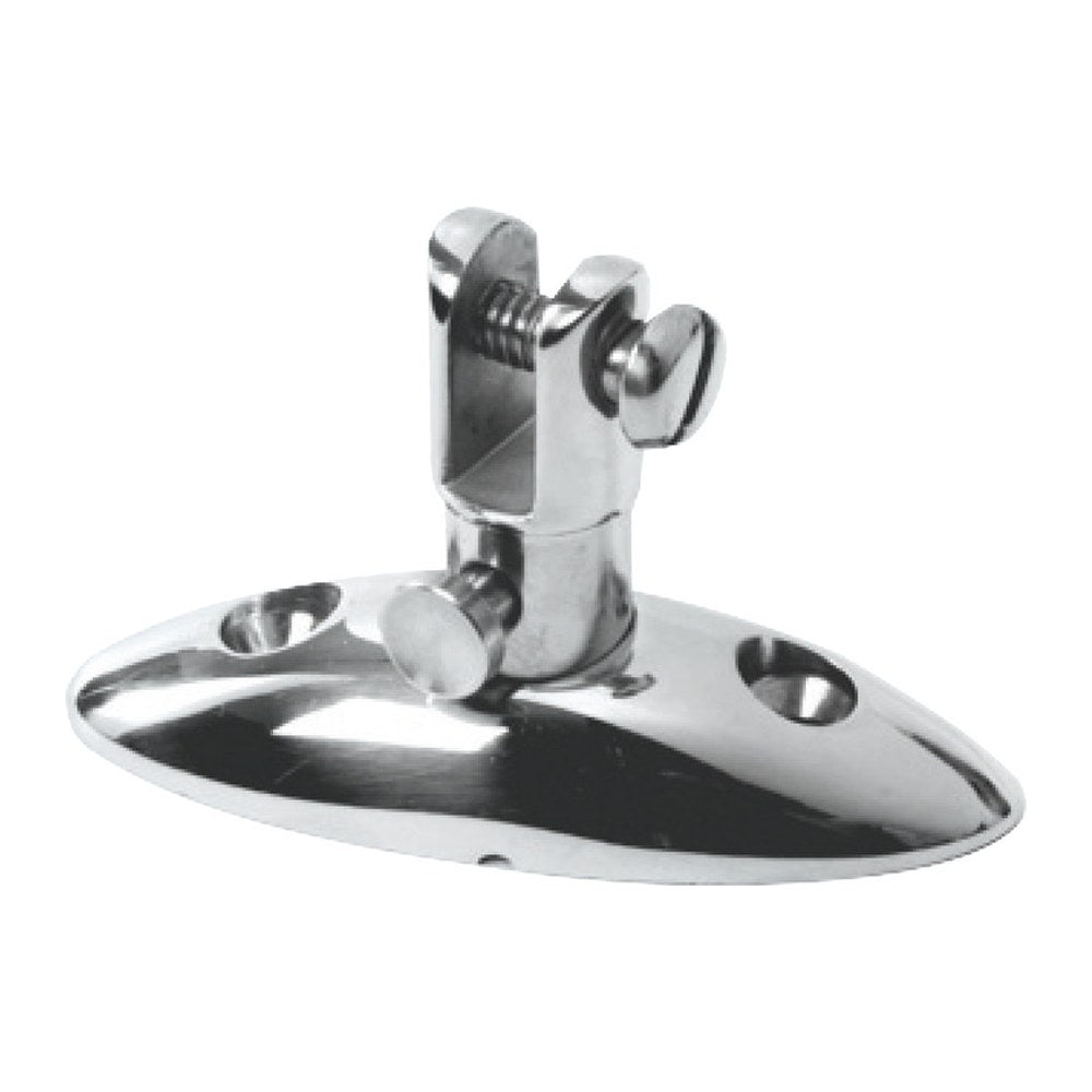 Base w/removable snap fork Ø 22/25 mm pipe - foto originale Osculati Srl