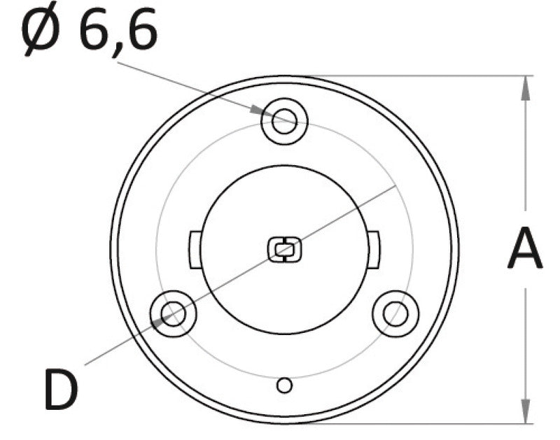 Recess-fit bushing 6°-inclined - foto originale Osculati Srl