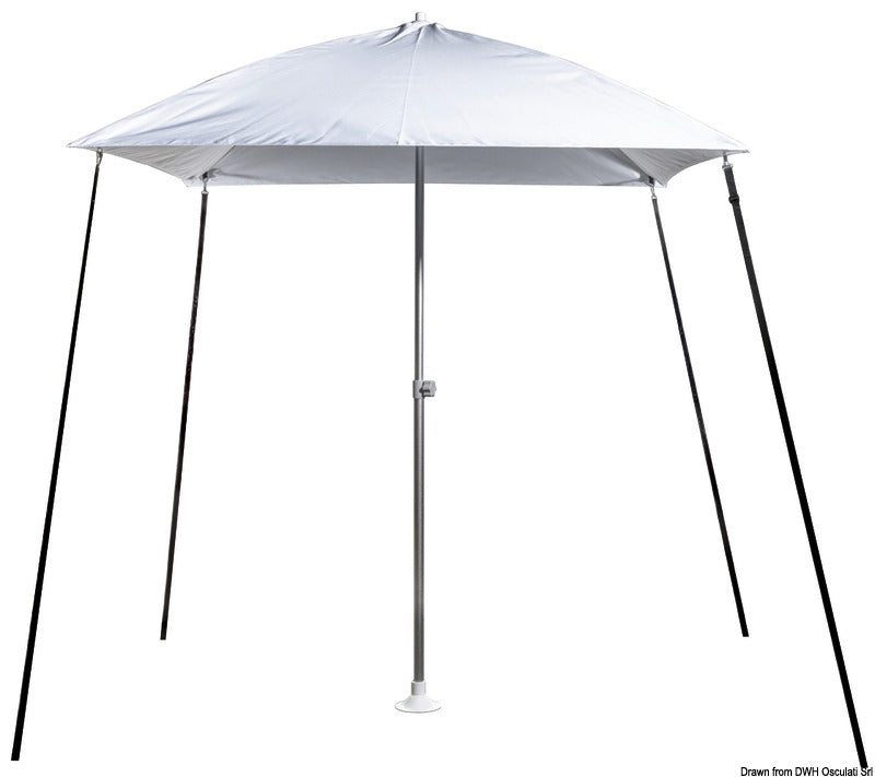 PARASOL folding sun umbrella f.boat white - foto originale Osculati Srl