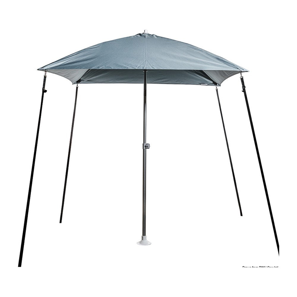 PARASOL folding sun umbrella f.boat grey - foto originale Osculati Srl