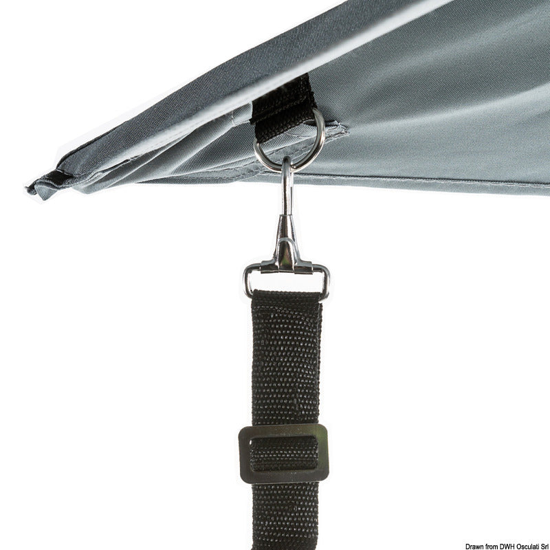 PARASOL folding sun umbrella f.boat blue navy - foto originale Osculati Srl